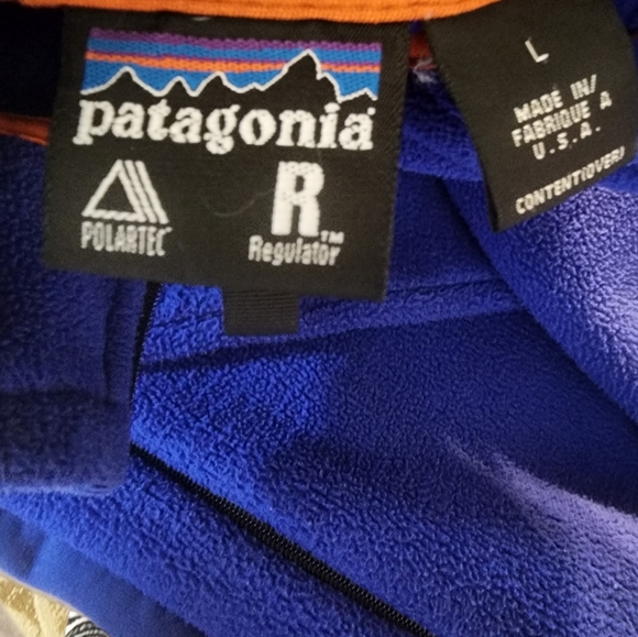 Patagonia Regulator Polartec Waffle Fleece Size L ~ Vintage - Picture 2 of 12